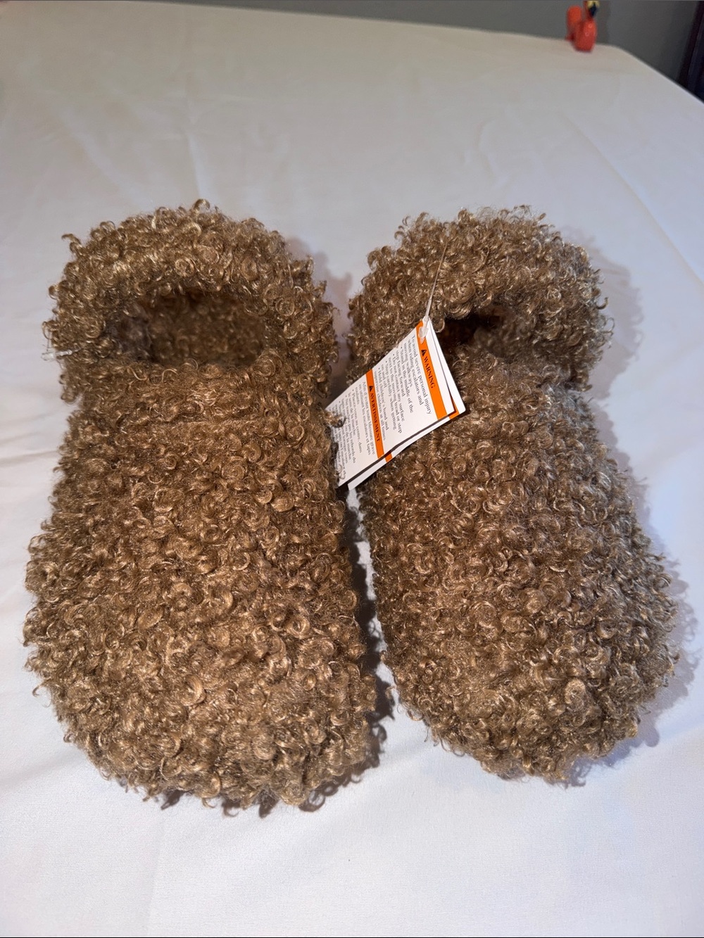 NWOB Crocs Crush Doodle Fur sandals x slides Sz M-9 W-11